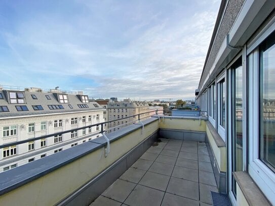 3-Zimmer mit Balkon und Fernblick im obersten Liftstock in Heiligenstadt