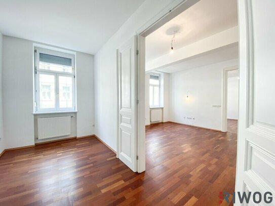 Traumhaft sanierter Altbau | 5 Min. zur U6 Michelbeuern | Wohnraum mit Kamin | 12 Min. in die Innenstadt