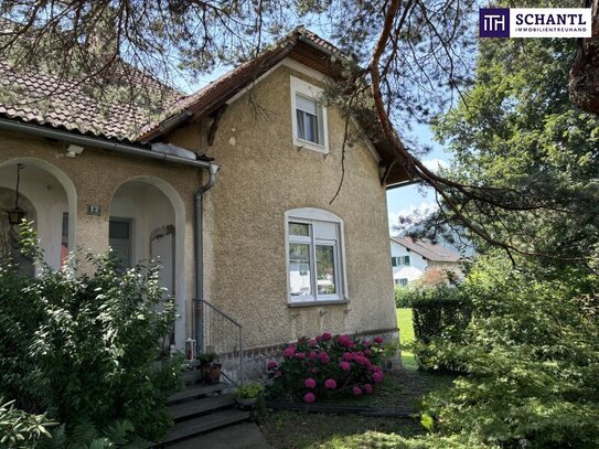 ++IDYLLISCHES HERRENHAUS in absoluter RUHE- und GRÜNER SIEDLUNGSLAGE++ FANTASTISCHE BAUGRUNDSTÜCK mit BD WA 0,2 - 0,8++