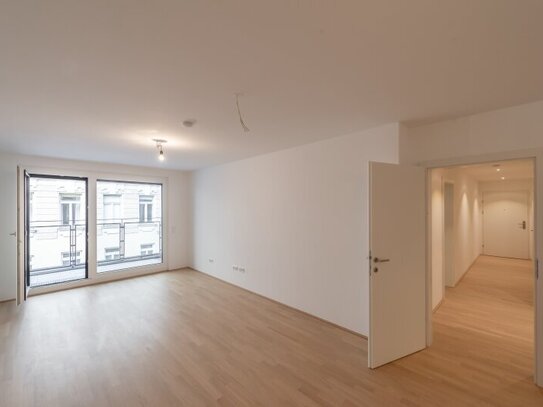 Six in the City: Premium 3-Zimmer Neubau-ZWEITBEZUG mit Loggia, BESTLAGE!