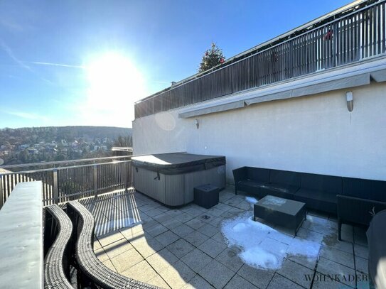 Lichtdurchflutetes Terrassenwohnung in Top-Lage mit Panoramablick und Garage!