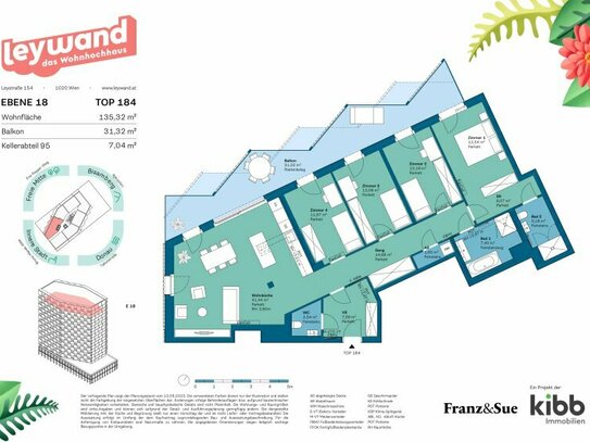 JETZT wird's leywand. Das Wohnhochhaus am Nordbahnviertel