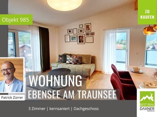 Grundsanierte Dreizimmer - Ferienwohnung im Dachgeschoss