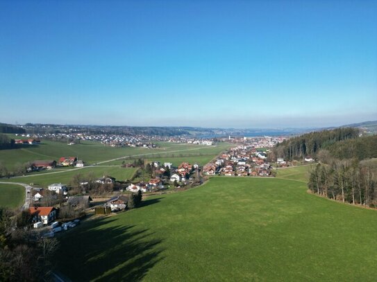 382 m² BAUPARZELLE NÄHE OBERTRUM - Baubewilligung für eine Doppelhaushälfte!