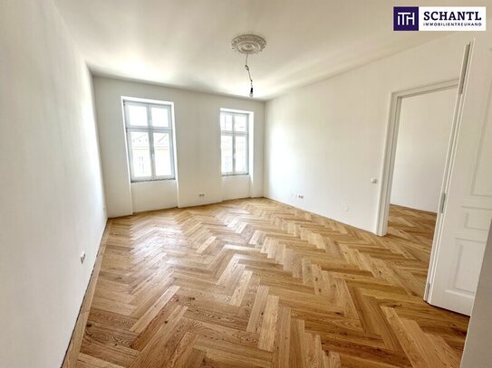 Schnell seine! 4-Zimmer im Altbau-Erstbezug mit großer Loggia und feinster Qualität + Top Lage!