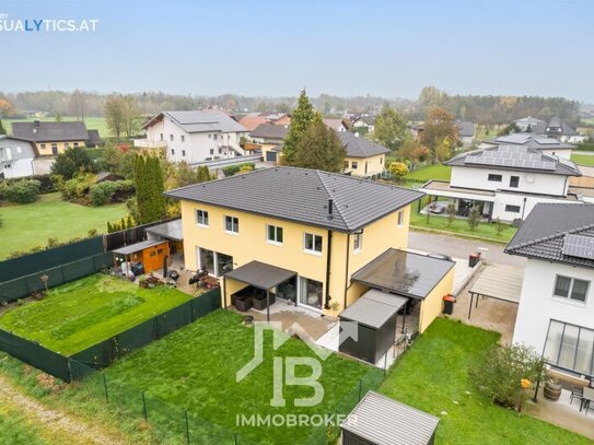 Neubau ÖKO-Doppelhaus in ruhiger Lage mit top Anbindung!