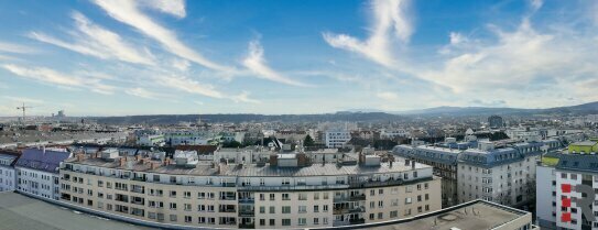 Penthouse-Büro mit ca. 180m² & Rundum-Terrasse | Sensationeller Panoramablick über Wien