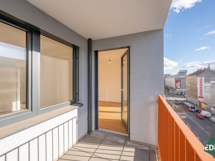 Erstbezug: Moderne Balkonwohnung mit zwei Zimmern in Donaunähe