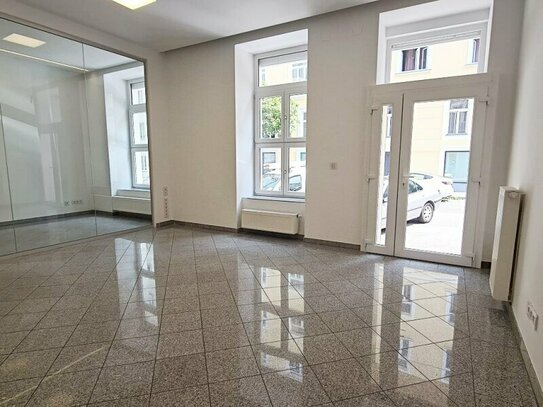 KEILGASSE, BELVEDERE-NÄHE, straßenseitiges 114 m2 Geschäftslokal - Büro - Praxis, 3 Räume, Teeküche, Sanitäranlagen