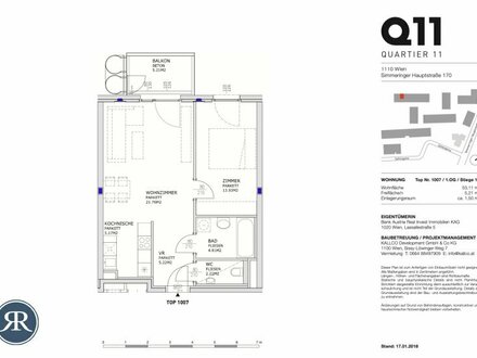 2-Zi. mit Balkon im 1.OG - Top 1007