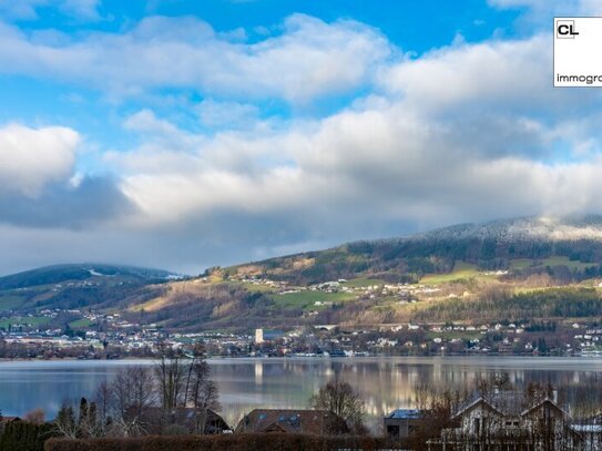 Fantastischer Mondseeblick - Traumhafte Dachgeschosswohnung mit Einliegerwohnung und Garten