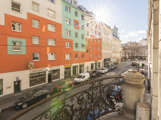 Gumpendorfer Straße - 4 Zimmer Altbau mit Balkon im 1. Liftstock