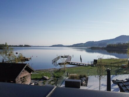 Bezugsfertige Etagenwohnung mit Seezugang direkt am Obertrumer See!