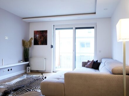 Exklusive 3 Zimmer Wohnung in Top-Lage, TG Abstellplatz & großem Balkon