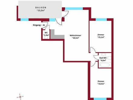 Neubau/Erstbezug I Außenflächen: Terrassen, Balkone & Dachterrassen I Schlüsselfertig I Luftwärmepumpe inkl. Kühlung I