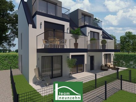 Ein Gläschen Wein auf Ihrem westseitigen Balkon genießen! Erstbezug! Glasfronten! Dachgärten! Garage. - WOHNTRAUM