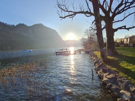 BADEPLATZ mit MOBILE HOME am Mondsee zu verkaufen