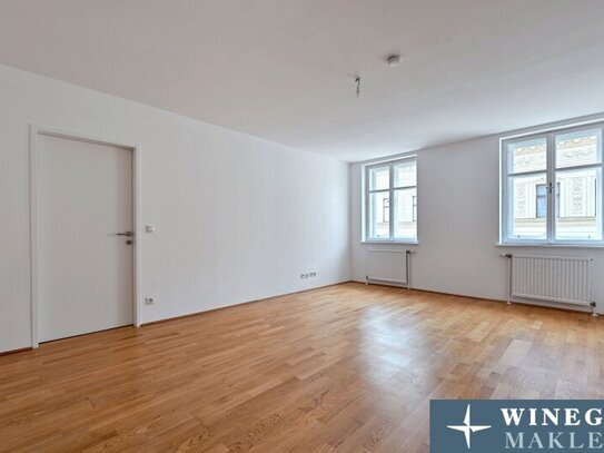 Altbaujuwel in bester Stadtlage - Helle 2-Zimmer-Wohnung im 4. Liftstock - Nähe Mariahilfer Straße