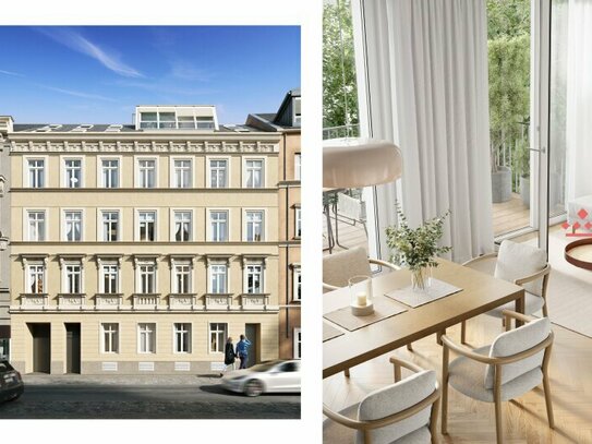 Erstbezugsapartment mit Balkon in Innenhofruhelage!