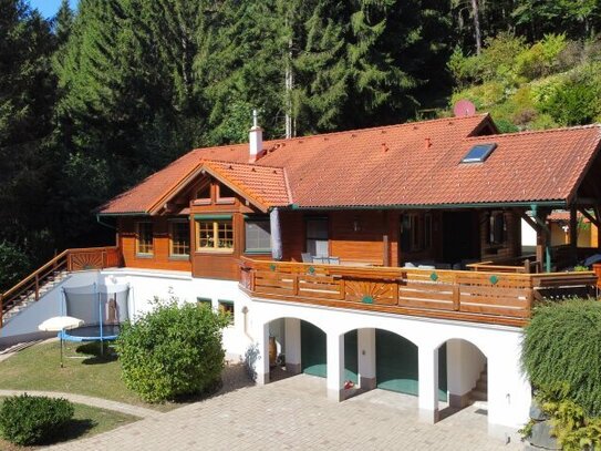 LUXUS BLOCKHAUS IN MITTEN DER NATUR