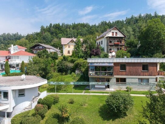 „Architektenseeblickvilla“ mit separatem Appartement in Krumpendorf am Wörthersee