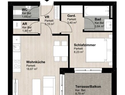Single- bzw Starterwohnung - auch für Anleger interessant +++ COLERUSGASSE 21