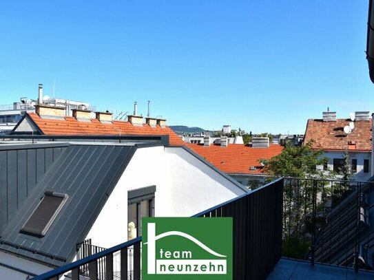 Über den Wolken ..... Begehrte DG-Wohnung mit toller Raumaufteilung und Terrasse in absoluter Hofruhelage. - WOHNTRAUM