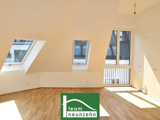 Traumhafte DG-Wohnung in absoluter Hofruhelage mit Raumhöhe von 3,5m und Terrasse - Bestlage beim AKH. - WOHNTRAUM