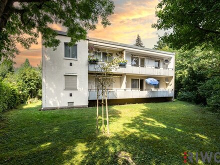 SANIERUNGSBEDÜRFTIGE 3 - ZIMMER - WOHNUNG MIT GRÜNBLICK | SÜDSEITIGE LOGGIA | NÄHE AUHOF CENTER | BAHNHOF WEIDLINGAU