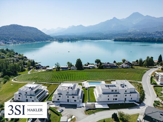 Luxuriöse Seeimmobilie am Faaker See: Exklusive Wohnung mit Privatstrand, Pool und eigenem Garten