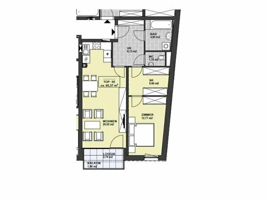 3-Zimmer Mietwohnung in 2120 Wolkersdorf