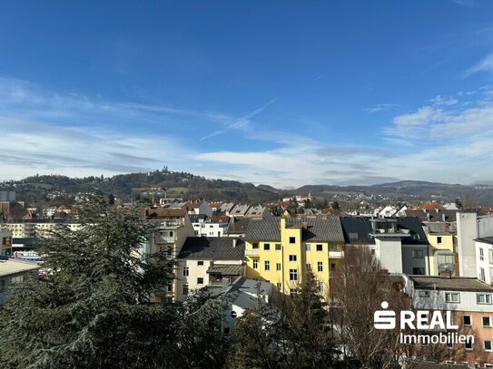 Ruhige 1-Zimmer-Wohnung mit Balkon+tollem Ausblick, 4040 Linz-Urfahr