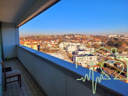 Helle 2-Zimmer-Wohnung in Zentrumslage mit atemberaubendem Ausblick - Jetzt zugreifen!