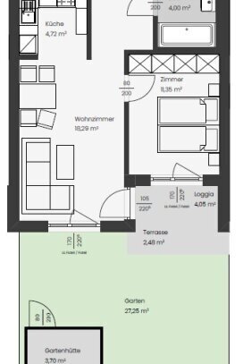 ***NEUBAUWOHNUNG: tolle 2-Zimmer-Gartenwohnung - leistbarer Neubau Nähe St.Pölten / Wohnpark Ober-Grafendorf - ökologis…