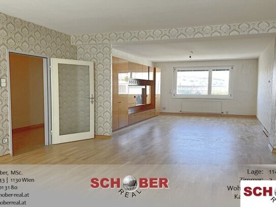 Renovierungsbedürftige 3-Zimmer-Wohnung mit Ausblick