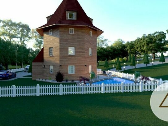 Einfamilienhaus mal anders! Wohnen im eigenem Turm