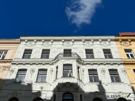 Klassische Beletage-Wohnung + Balkon im saniertem Stilaltbau