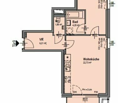 bezaubernde 2-Zimmerwohnung Erstbezug