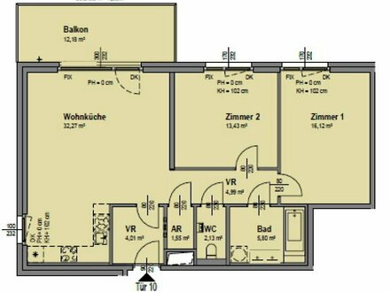 3-Zimmerwohnung mit Ausblick Erstbezug