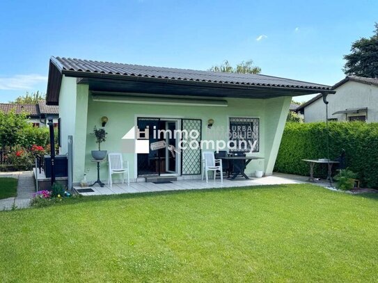 Bungalow-Oase in NÖ: 2 Zimmer, Garten, Terrasse & Sauna für nur 210.000 €!