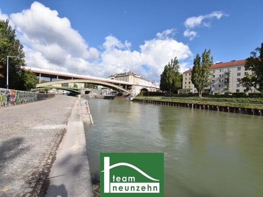 Hervorragende Stadtwohnung in Traumlage: direkt bei der Urania, Wien Mitte und Prater - Donaukanal-Blick. - WOHNTRAUM