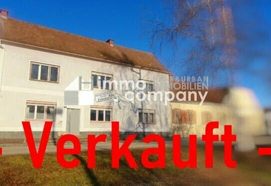 Verkauft - Großes Einfamilienhaus, ca. 220m² Wfl, ca. 150m² Nfl., 1324m² Grund – Kaufpreis 165.000 Euro