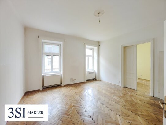 Eckwohnung mit Südwest Ausrichtung und vielseitigem Gestaltungspotential im Servitenviertel