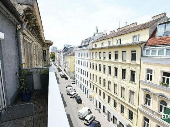 Schöne Ein-Zimmer-Wohnung mit Balkon unweit des Augarten