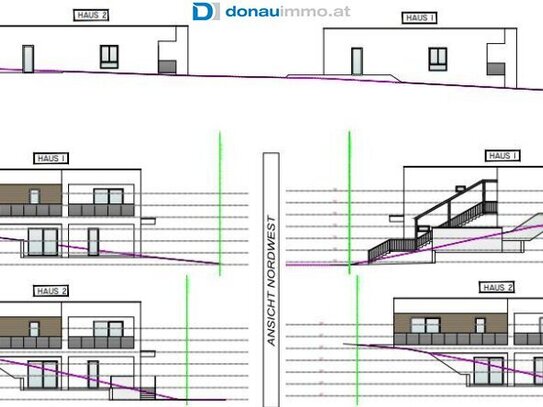 Entwurfskonzept für 8 Wohnungen für Bauträger in Hart bei St. Peter