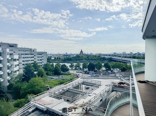 Nähe "UNO City" - Pärchenwohnung mit perfektem Grundriss und Temperierung im Sommer - Neubau