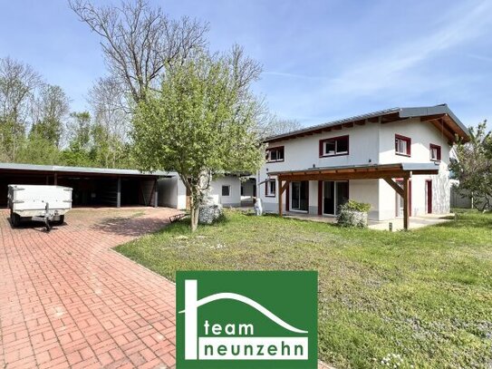 Spacious, low-energy house with an additional office/practice or apartment of 70 m². Unique location, large corner lot…