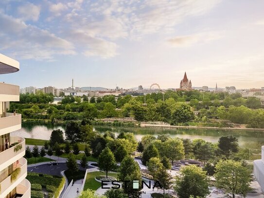 Neubau - Pärchenwohnung mit Blick zur Innenstadt - Nähe U1 Station Donau