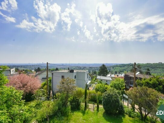 Die Gartensaison beginnt: Grundstück am Heuberg mit Blick über Wien