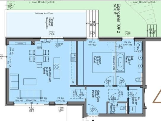 Gartenwohnung mit Parkplatz in Egelsee